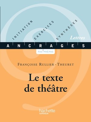 cover image of Le texte de théâtre